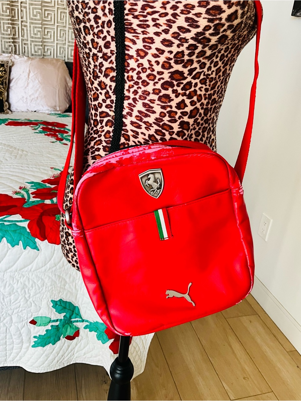FERRARI Red Crossbody Bag